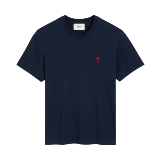 ★韓国の人気★【AMI】★SMALL HEART LOGO T SHIRTS★ 아미 스몰 하트 로고 박시 핏 티셔츠 블랙 | AMI | KREAM