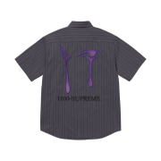 Supreme AOI Eyes S/S Work Shirt Stripe - 24FW