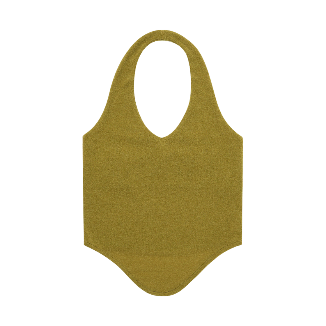 돈애스크마이플랜 홀터넥 베스트 올리브(Don't Ask My Plan Halternek Knit Vest - Olive)