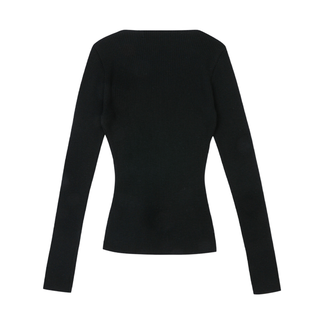 トップス Bohemian seoul BUTTON V-NECK SLIT KNIT W) 보헤미안 서울 버튼 브이넥 슬릿 니트 블랙 | Bohemian Seoul