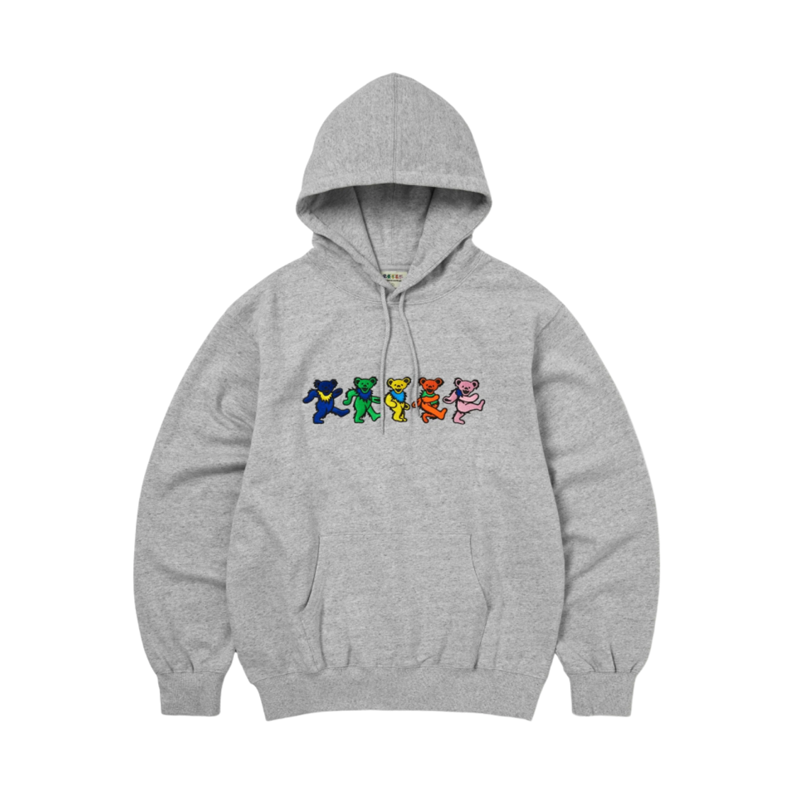 디스이즈네버댓 x 그레이트풀 데드 댄싱 베어스 후드 헤더 그레이