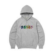 Thisisneverthat x Grateful Dead Dancing Bears Hoodie Heather Grey
