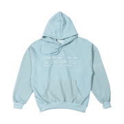 DVAN Damaged Emb Pigment Hoodie Ice Mint