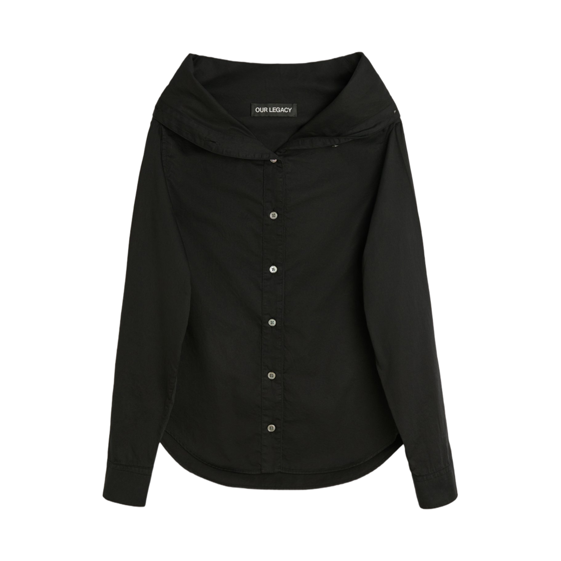 (W) 아워레가시 카오나시 셔츠 블랙 사틴((W) Our Legacy Kaonashi Shirt Black Satin) - 1