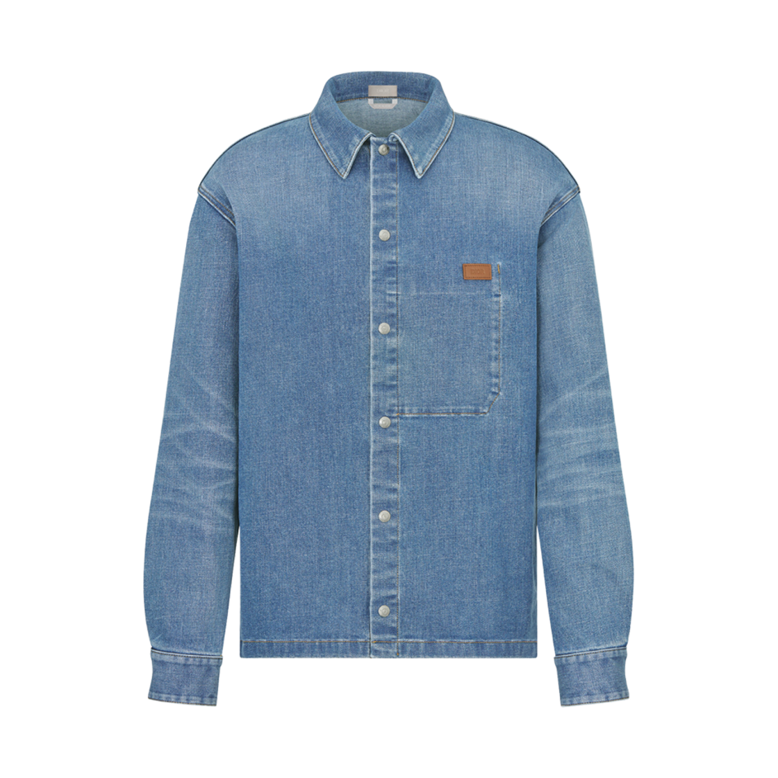 413D488B349X-C530 Dior Overshirt Blue Blend Twill