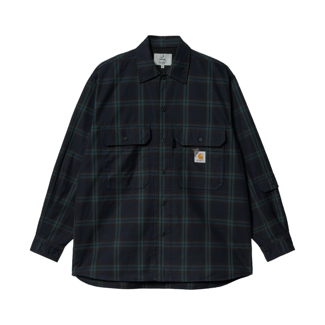 칼하트 WIP x 인빈시블 15 롱슬리브 셔츠 주니퍼 체크(Carhartt WIP x Invincible 15 L/S Shirt Juniper Check)