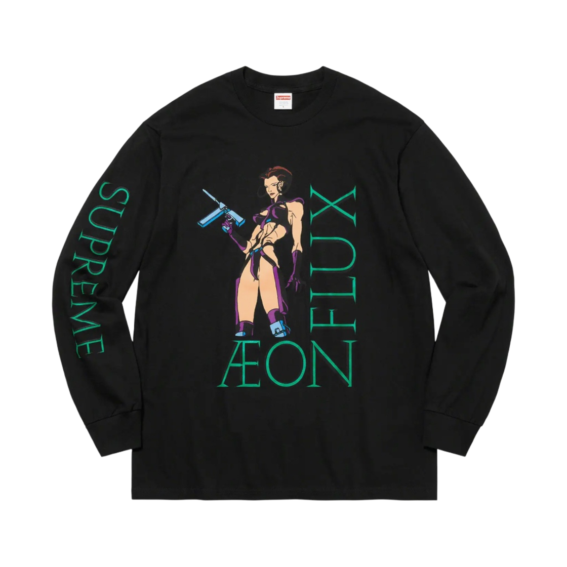 슈프림 x 이온 플럭스 롱슬리브 티셔츠 블랙 - 22SS(Supreme x Aeon Flux L/S T-Shirt Black - 22SS) - 1