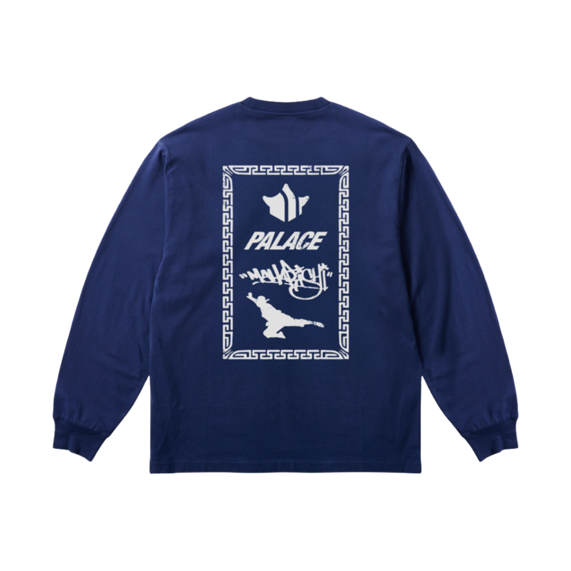 팔라스 x 마하리시 샤오린 태그 롱슬리브 블루 - 25SS(Palace x Maharishi Shaolin Tag Longsleeve Blue - 25SS)