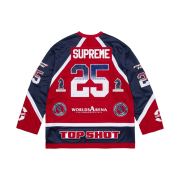 Supreme Rhinestone Hockey Jersey Red - 25SS