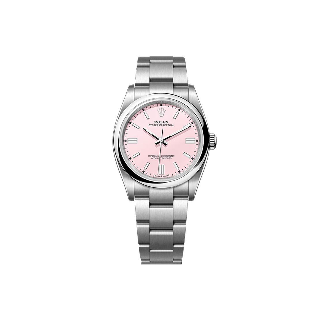 롤렉스 오이스터 퍼페츄얼 36-126000 캔디핑크 바 오이스터(Rolex Oyster Perpetual 36-126000 Candy Pink Bar Oyster)