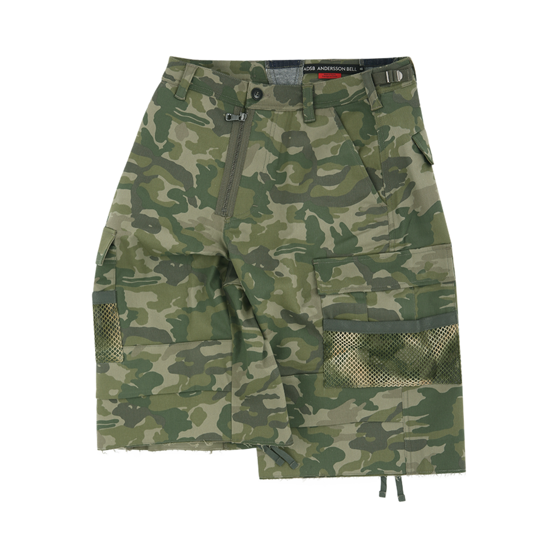 apa808m(KHAKI) ADSB Andersson Bell Depot Camouflage Cargo Shorts Khaki
