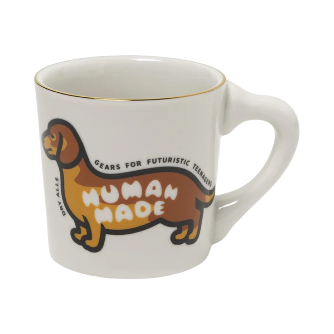 휴먼 메이드 닥스 커피 머그 화이트(Human Made Dachs Coffee Mug White)