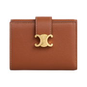 Celine Fine Wallet Celine Victoire in Supple Calfskin Tan