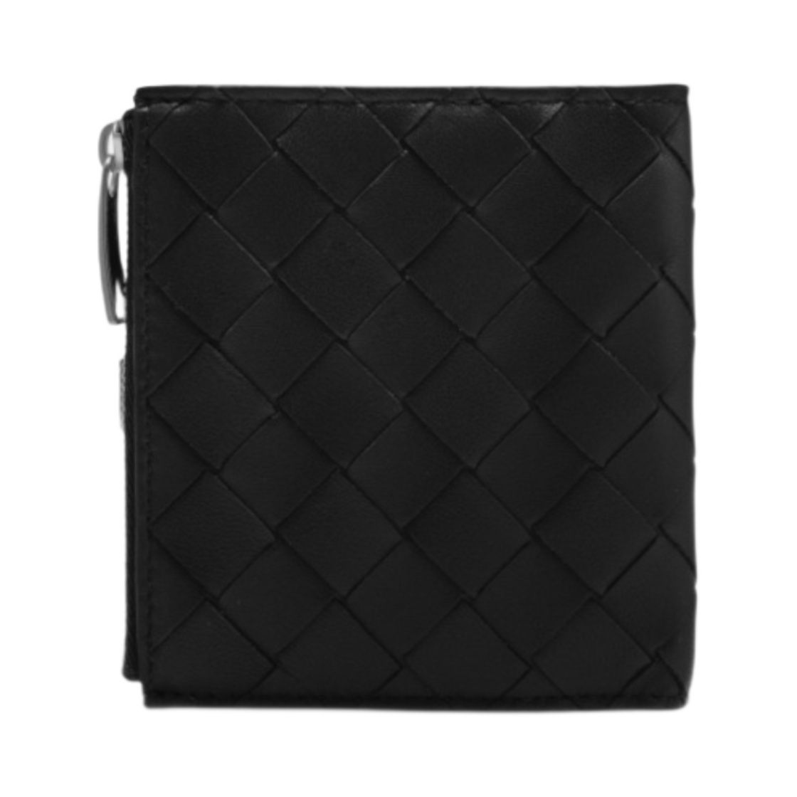 보테가 베네타 반지갑 블랙(Bottega Veneta Bi-Fold Wallet Black) - 2