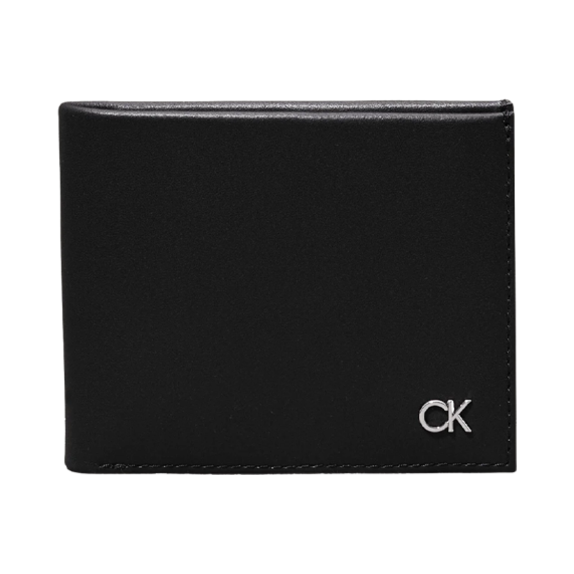 K50K512289BEH Calvin Klein Leather RFID Slim Fold Wallet Black