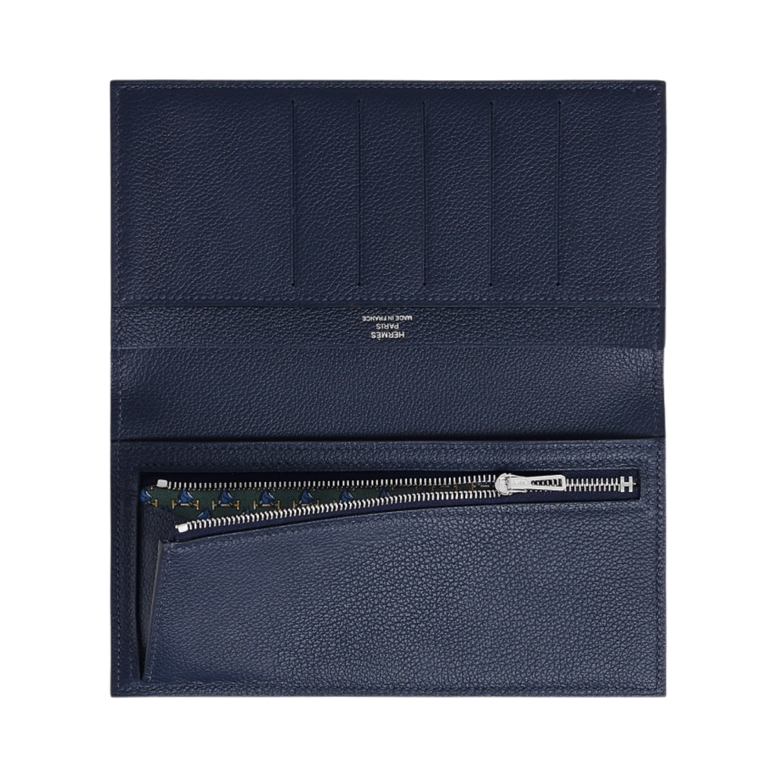 에르메스 시티즌 트윌 장지갑 에버컬러 & 블루 뉘 베르 모옌 블루 사피흐(Hermes Citizen Twill Long Wallet Evercolor & Bleu Nuit Vert Moyen Bleu Saphir) - 2