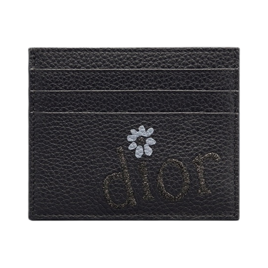 디올 바이 ERL 카드 홀더 블랙 그레인드 카프스킨(Dior By Erl Card Holder Black Grained Calfskin) - 1