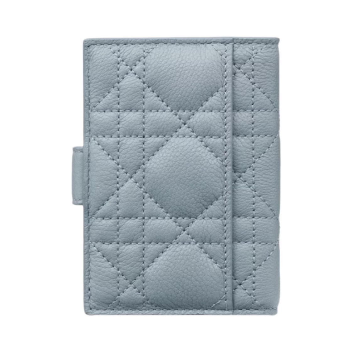 디올 카고 버티컬 카드 홀더 서플 까나쥬 카프스킨 클라우드 블루(Dior Caro Vertical Card Holder Supple Cannage Calfskin Cloud Blue) - 3