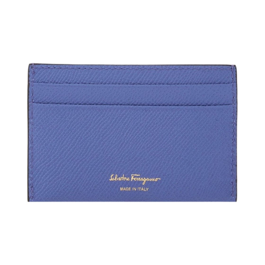 페라가모 간치니 크레딧 카드 홀더 블리치드 데님(Ferragamo Gancini Credit Card Holder Bleached Denim) - 3