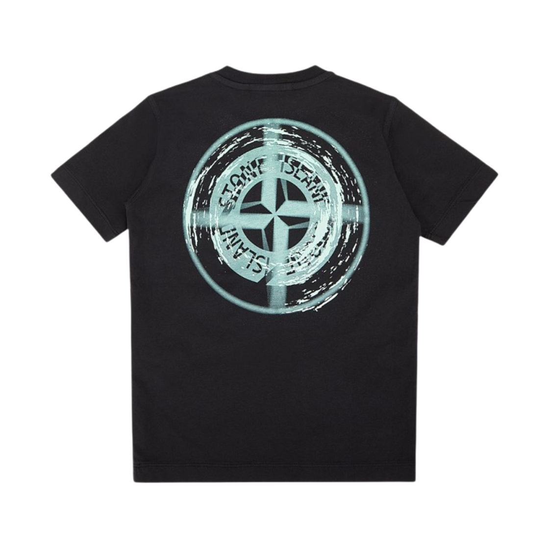 (키즈) 스톤 아일랜드 21053 '드롭 샷 원' 프린트 티셔츠 블랙 - 23SS((Kids) Stone Island 21053 'Drop Shot One' Print T-Shirt Black - 23SS) - 1