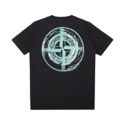 (Kids) Stone Island 21053 'Drop Shot One' Print T-Shirt Black - 23SS