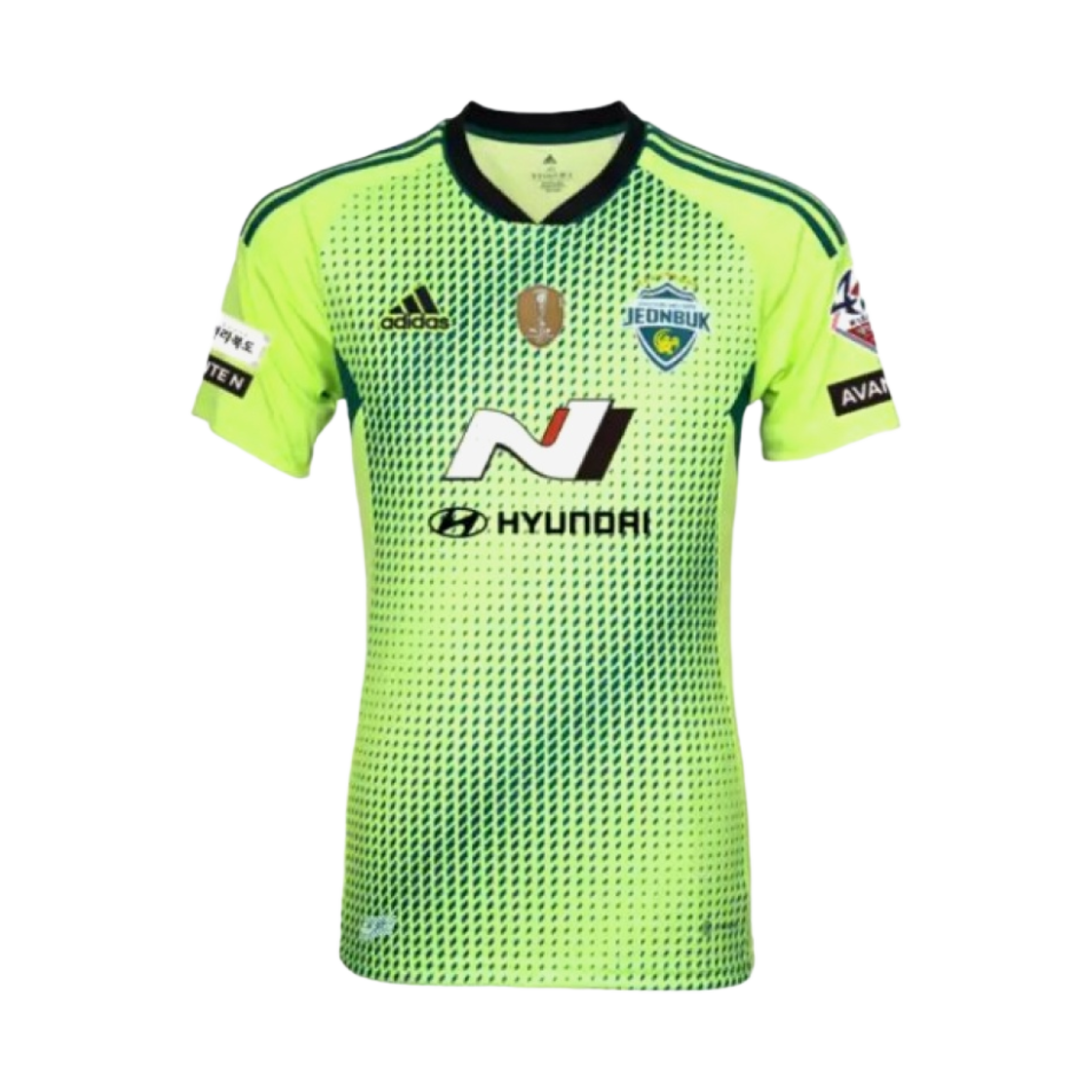 아디다스 전북 현대 모터스 FC 2023 서드 어센틱 풀 패치 펄스 라임 - US 사이즈 (논 마킹 버전)(Adidas Jeonbuk Hyundai Motors FC 2023 3rd Authentic Full Patch Pulse Lime - US Sizing (Non Marking Ver.))