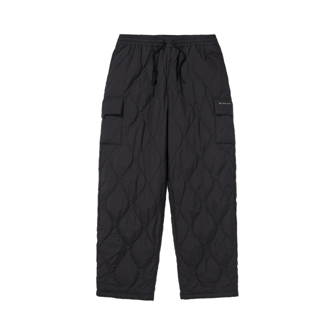 S24WUFPT02BK Snow Peak Recycled Quilted Pants Black