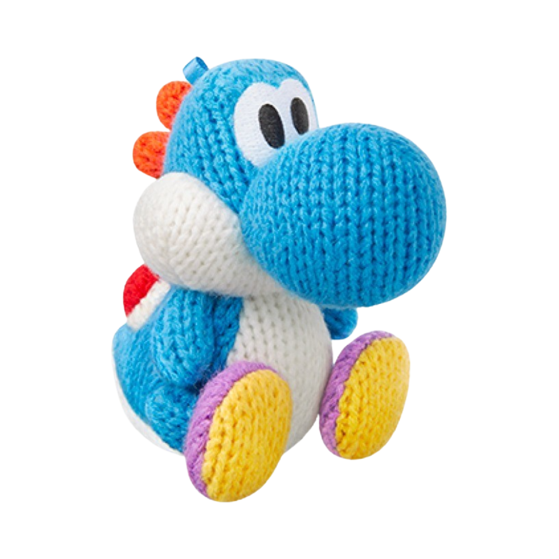 닌텐도 아미보 털실 요시 블루 요시 울리 월드 시리즈 (국내 정식 발매 제품)(Nintendo Amiibo Yarn Yoshi Blue Yoshi Wooly World Series (Korean Ver.))