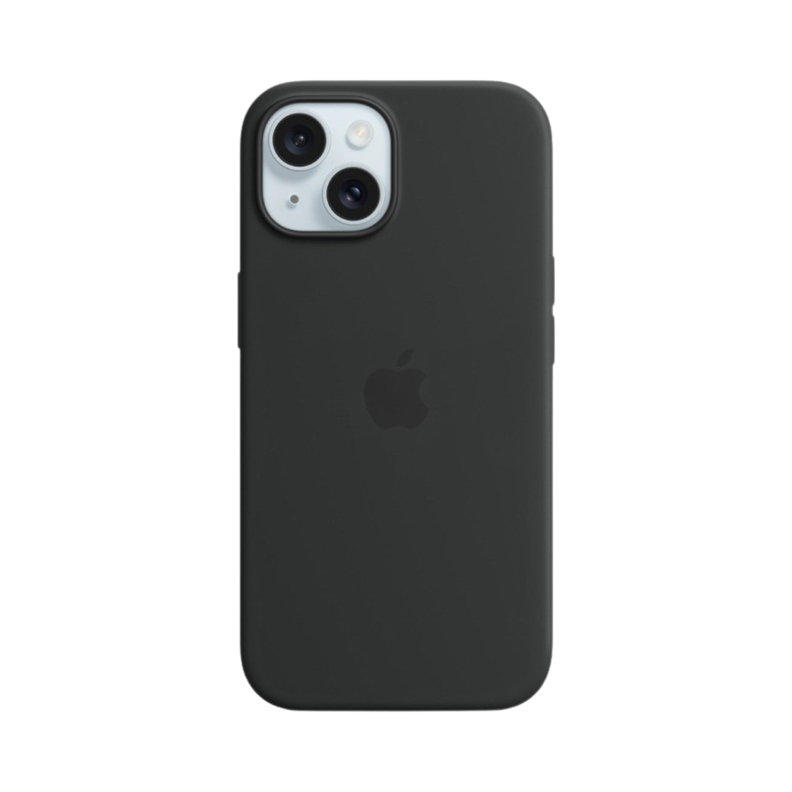 애플 맥세이프형 아이폰 15 실리콘 케이스 블랙(Apple iPhone 15 Silicone Case with MagSafe Black)