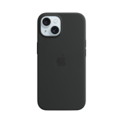 Apple iPhone 15 Silicone Case with MagSafe Black