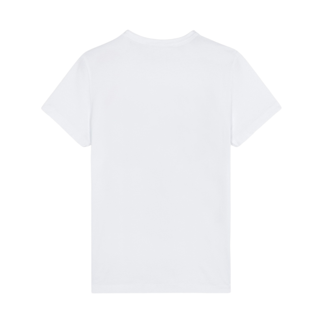 (W) 메종 키츠네 올리 팔레이스 로얄 로즈 클래식 티셔츠 화이트((W) Maison Kitsune Oly Palais Royal Rose Classic T-Shirt White) - 2