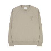 AMI de Coeur Tone-On-Tone Sweatshirt Beige - 22SS
