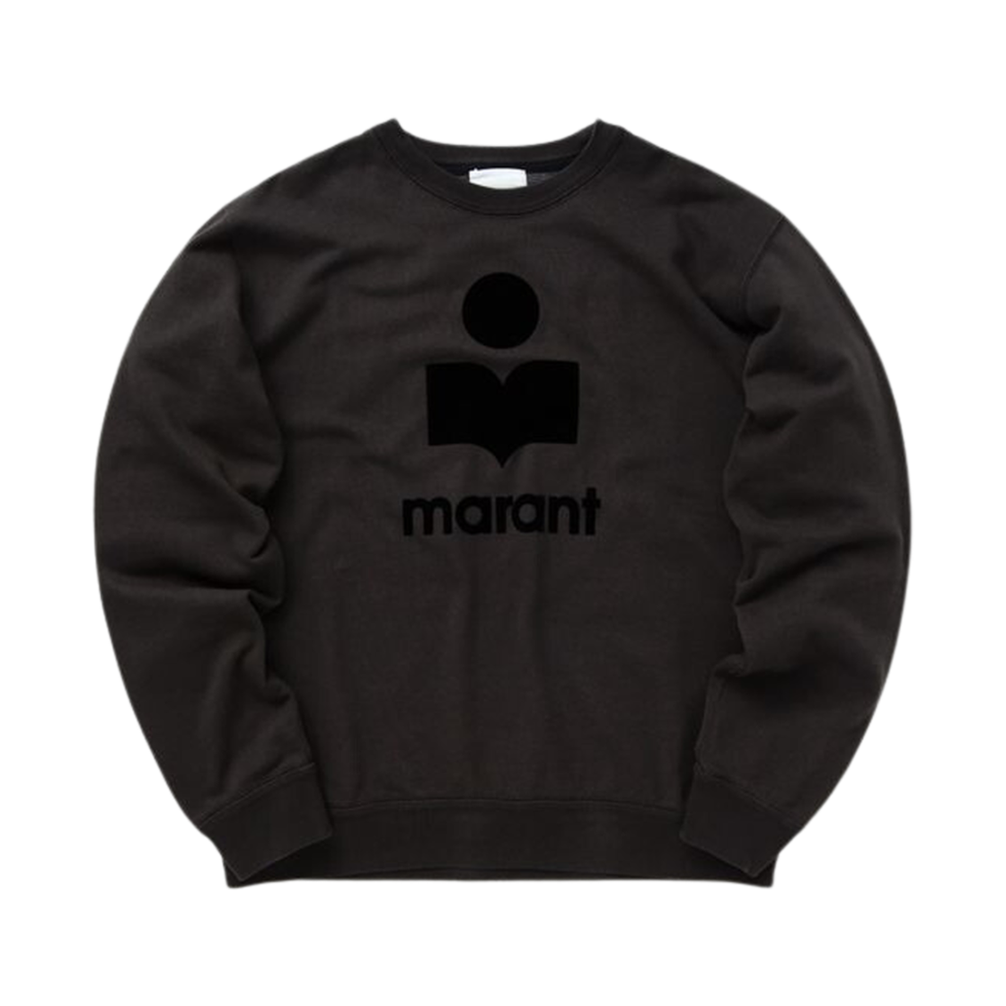 SW0029HA-B1M18H-02FK Isabel Marant Mikoy Logo Cotton Sweatshirt Faded Black - 24FW