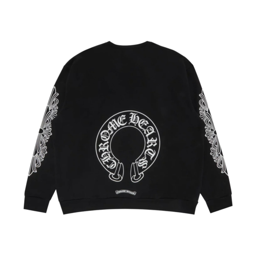 - Chrome Hearts Horseshoe Logo Sweatshirt Black