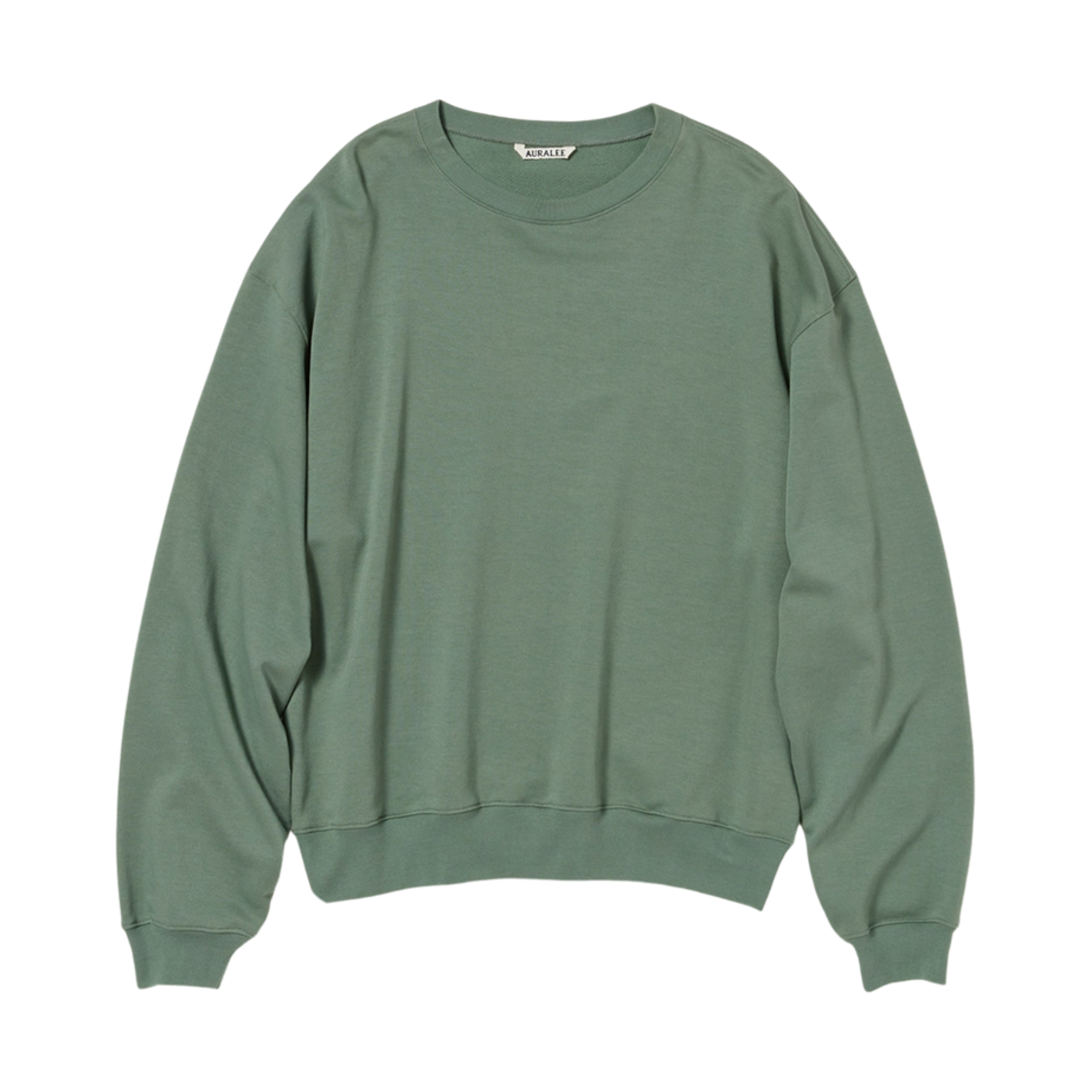 오라리 슈퍼 하이 거즈 스웨트 P/O 더스티 그린(Auralee Super High Gauze Sweat P/O Dusty Green) - 1