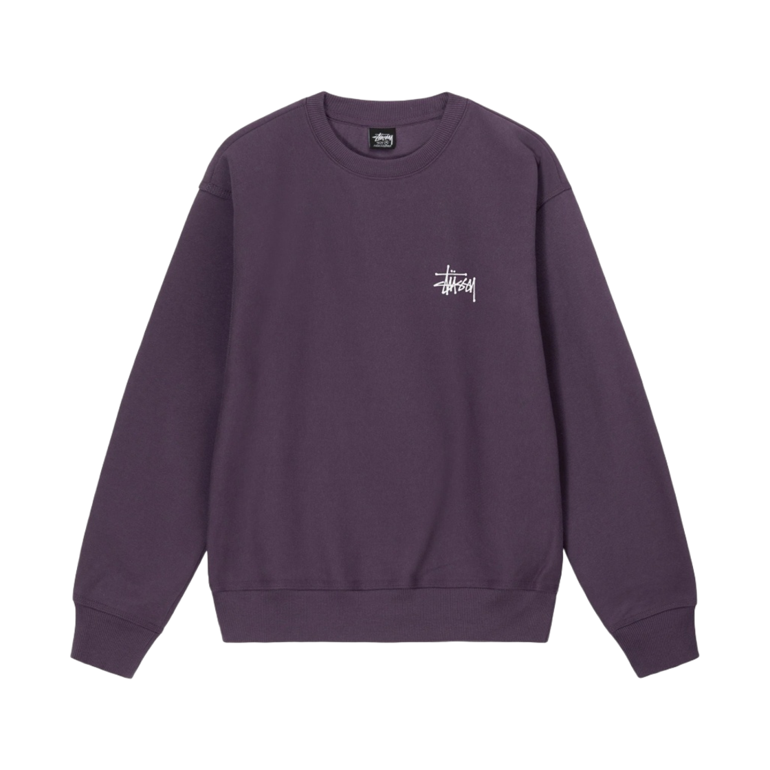 스투시 베이직 스투시 크루넥 그레이프 2023(Stussy Basic Stussy Crew Grape 2023) - 2