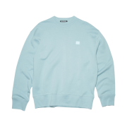 Acne Studios Fonbar Face Crewneck Sweatshirt Ice Blue