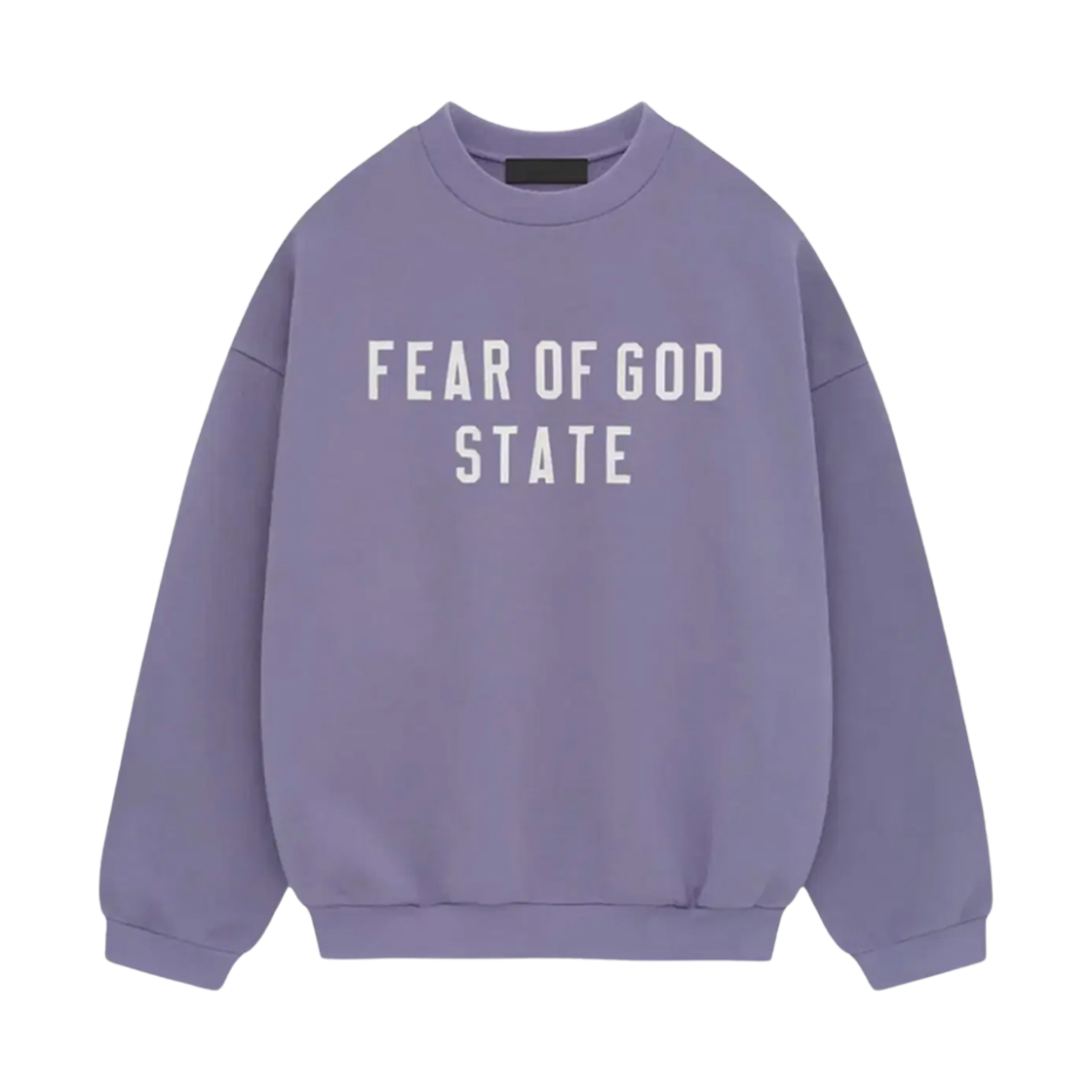 - Essentials Heavy Fleece Crewneck Lavender - 24FW