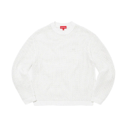 Supreme Open Knit Small Box Sweater White - 22SS