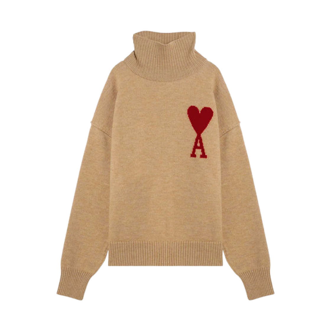 UKS406-018-289 AMI de Coeur Sweater Camel