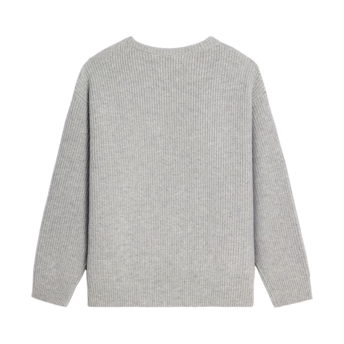 셀린느 오버사이즈 셀린느 스웨터 립드 울 라이트 그레이(Celine Oversized Celine Sweater in Ribbed Wool Light Grey) - 2