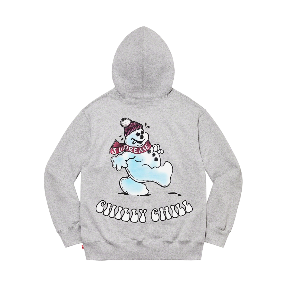 슈프림 스노우맨 후드 스웨트셔츠 헤더 그레이 - 21FW(Supreme Snowman Hooded Sweatshirt Heather Grey - 21FW) - 1