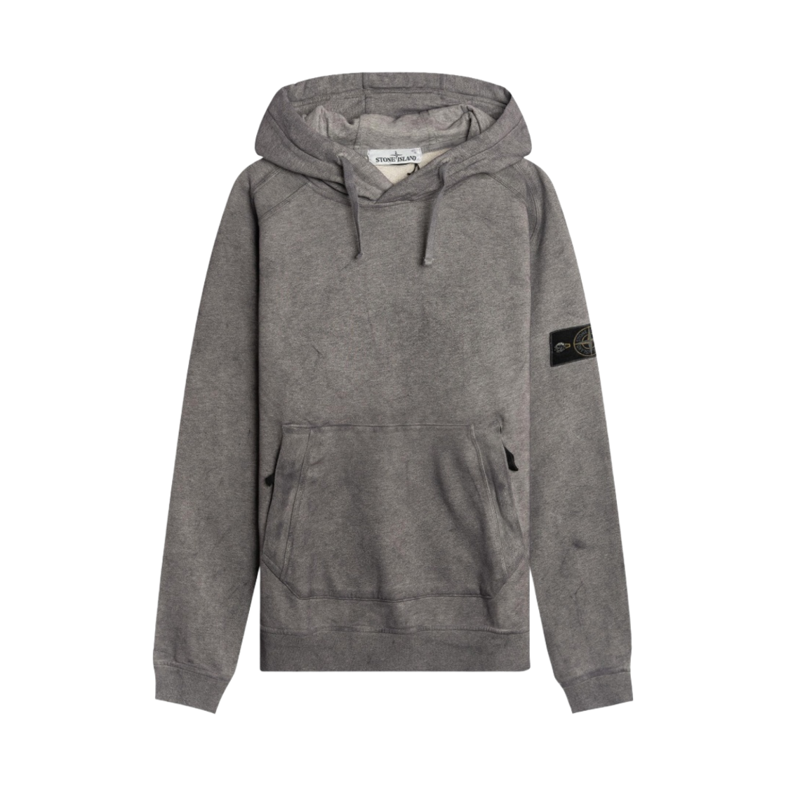스톤 아일랜드 62090 더스트 컬러 트리트먼트 후드 스웨트셔츠 그레이 - 20FW(Stone Island 62090 Dust Colour Treatment Hooded Sweatshirt Grey - 20FW) - 1