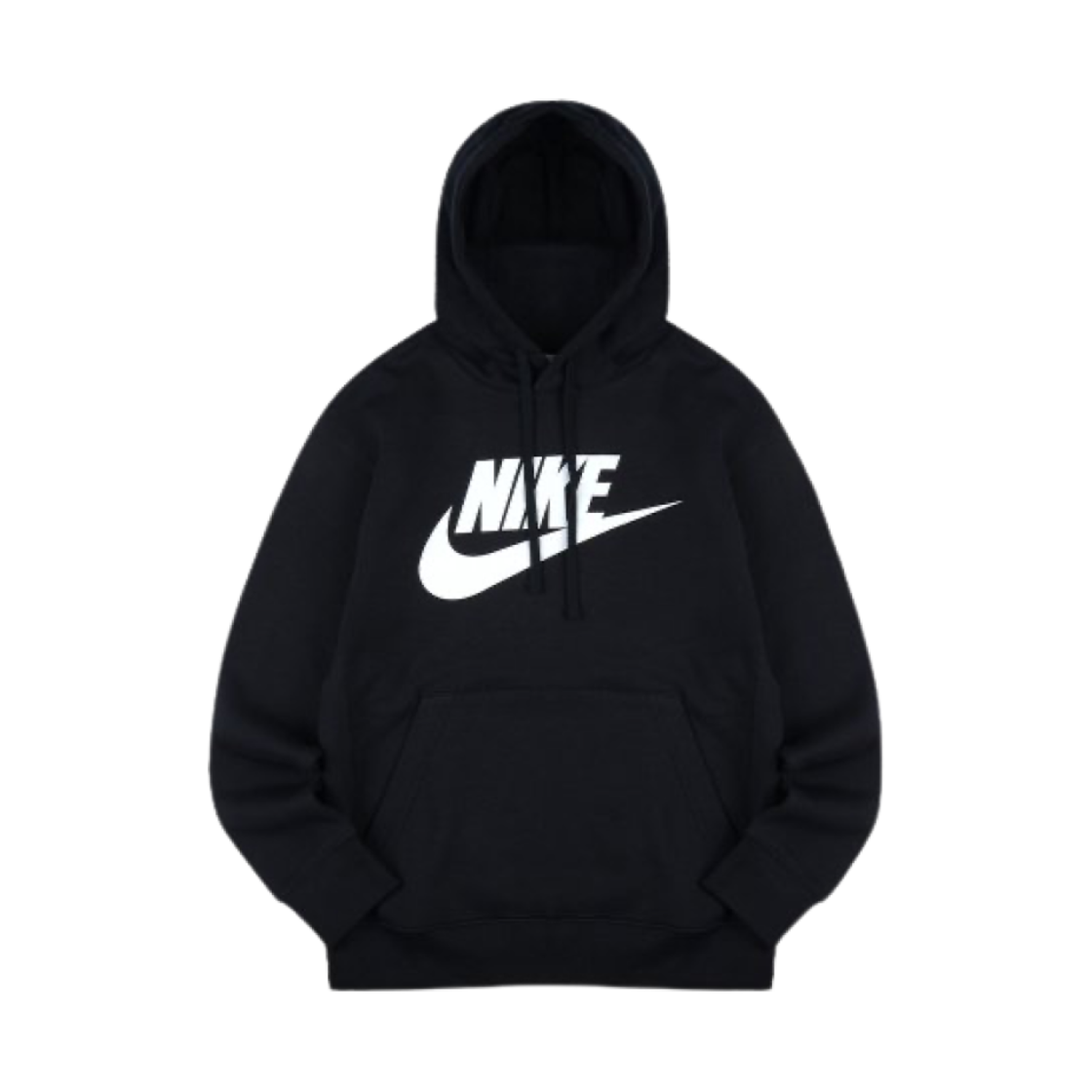 나이키 NSW 클럽 플리스 그래픽 풀오버 후드 블랙 - 아시아(Nike NSW Club Fleece Graphic Pullover Hoodie black - Asia)