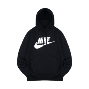 Nike NSW Club Fleece Graphic Pullover Hoodie black - Asia