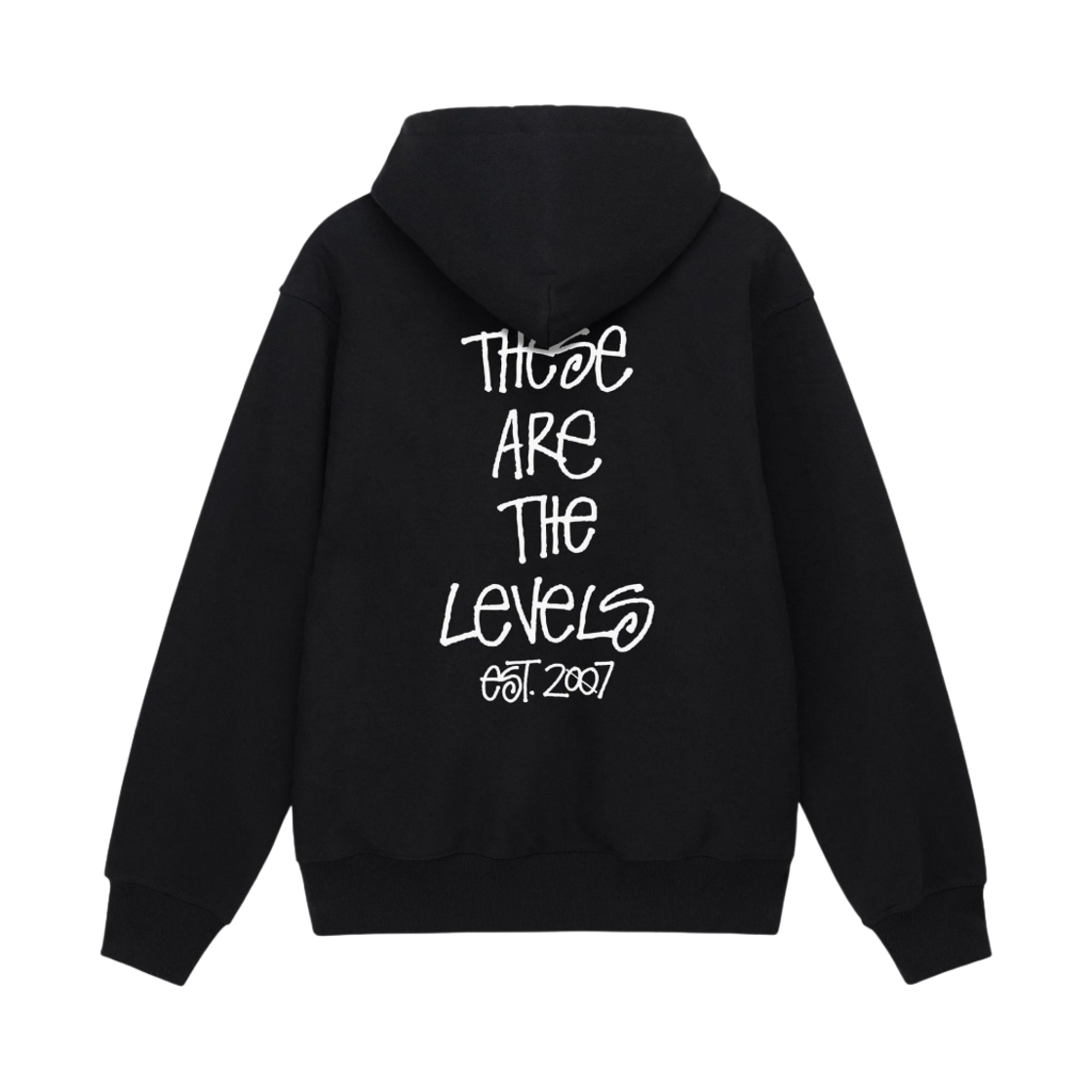 스투시 레벨 후드 블랙(Stussy Levels Hoodie Black) - 1