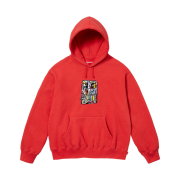 Supreme Neil Blender Mosaic Hooded Sweatshirt Burnt Red - 23FW