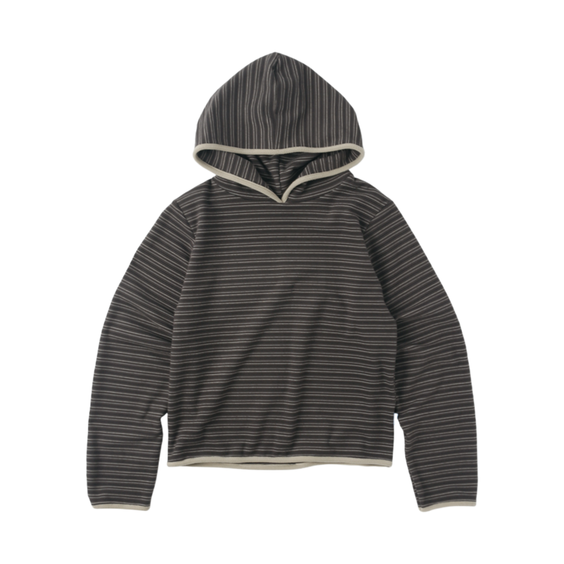 써넥트 스트라이프 테이프드 후드 모카(SUNNECT Stripe Taped Hoodie Mocha)