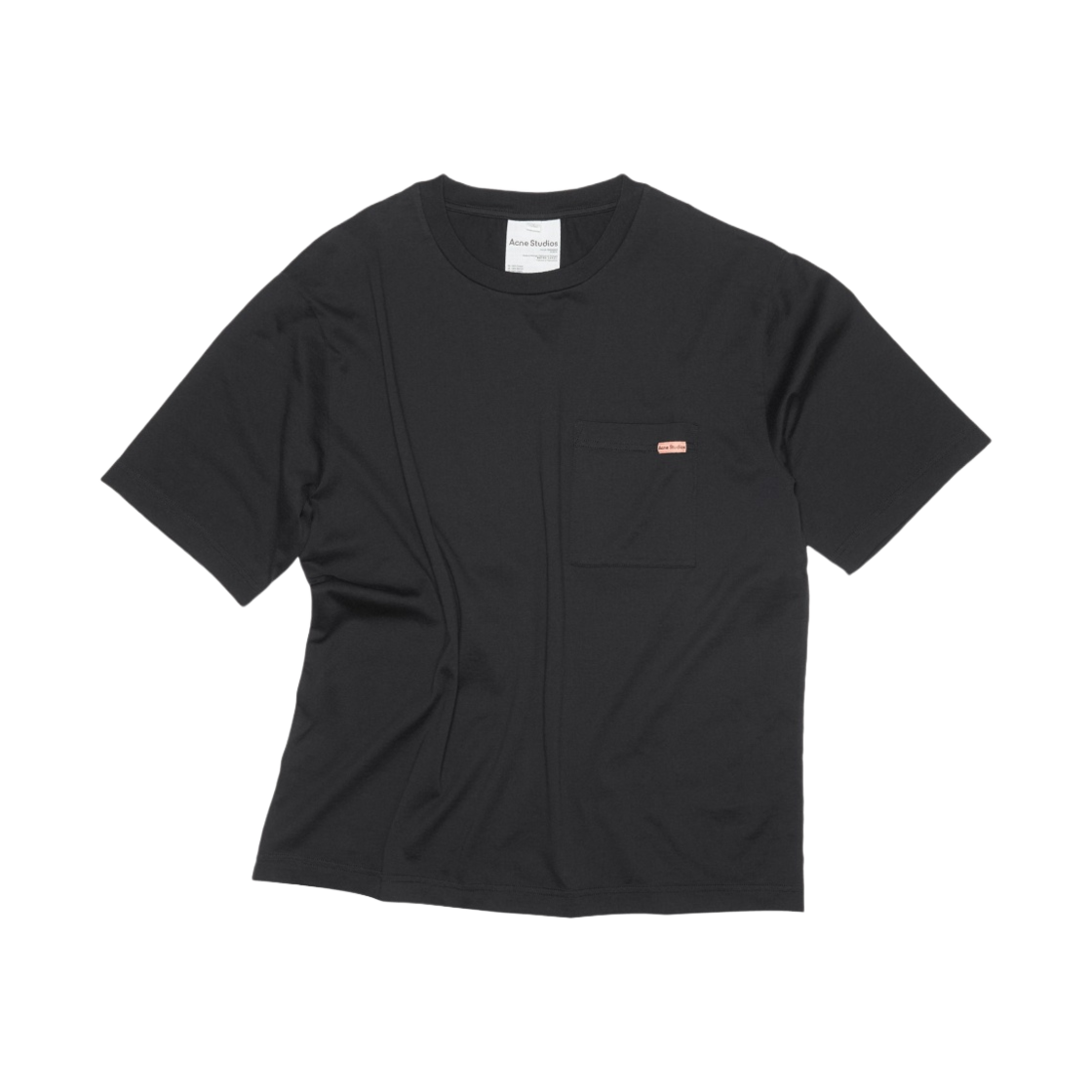 아크네 스튜디오 크루넥 티셔츠 블랙(Acne Studios Crew Neck T-Shirt Black) - 1