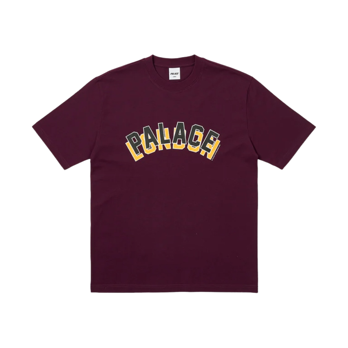 팔라스 런던 스택 티셔츠 레드 와인 - 23FW(Palace London Stack T-Shirt Red Wine - 23FW) - 1